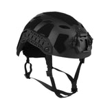 Maxbell Fast Helmet with Headset Slots Fashion Comfortable Impact Resistant Headgear Black