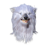 Maxbell Latex Wolf Head Mask Full Head for Stage Performance Themed Party Masquerade