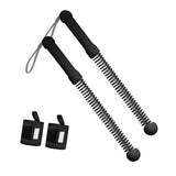 Maxbell 2Pcs Ropeless Battle Ropes Portable Non Slip Handle Exercise Ropes