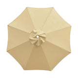 Maxbell Maxbell Umbrella Canopy Sturdy Portable Parasol Canopy for Balcony Outdoor Courtyard Khaki