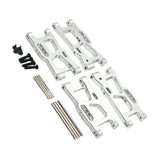 Maxbell RC Suspension Arm DIY Upgrade for Wltoys 1/14 144016 144018 Crawler Vehicles argent