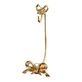 Maxbell Brass Tea Cup and Saucer Display Stand Teacup Easel for Home Desktop Counter S