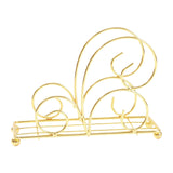 Maxbell Table Tissue Storage Holder Standing Napkin Dispenser for Cafe Party Kitchen Gold