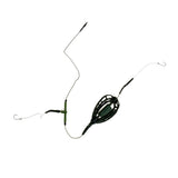 Maxbell 2pcs Carp Fishing Bait Cage Fishing Lure Swivel with Sinker Basket Holder