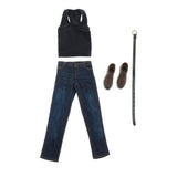 Maxbell 1/ Vest Jeans Set Male Suit for Action Figures sports vest set