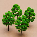 Maxbell 15xModel Trees Train Set Plastic Trunks Scenery Landscape HO N Scale - 10PCS