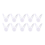 Maxbell 10x Plant Stem Training Clips Reusable Shaping Support Agricultural Supplies White