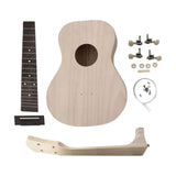 Maxbell 23 inch DIY Ukulele Kits Paintable Musical Wooden for Adults Friends Amateur