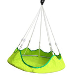 Maxbell Hanging Hammock Chair Outdoor Swing Seat for Kids for Housewarming Trip Home Green