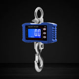 Maxbell Hanging Scale Hold/Unit/tare/Zero Luggage Scale Handheld Digital Crane Scale Blue 1500KG