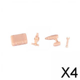 Maxbell 4x1/64 Cabinet Auto Repair Tool Tiny Model for DIY Sand Table Desktop Ornament Toolkit
