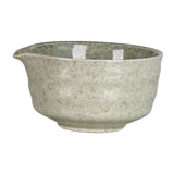 Maxbell Matcha Bowl Ornament Tea Mixing Bowl for Restaurant Dining Room Matcha Lover Gray and Green