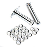Maxbell 19 Disc Clay Extruder Craft Gun Sculpture Dough Sugarcraft & 4" Acrylic Roller