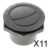Maxbell 11xRV Trailer Yacht Side Roof Air Exhaust Vent Ventilation Outlet Vent Grey