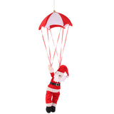 Maxbell Christmas Tree Hanging Decoration Red Santa Claus in Parachute Ornament