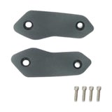 Maxbell 2 Pieces Motorcycle Mirror Block Off Plates Decoration Rearview Mirror Parts Gray