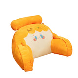 Maxbell Rest Pillow for Sitting up Cartoon Support Pillow for Bed Sofa Orange
