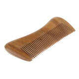 Maxbell Maxbell Anti-Static Thicken Green Sandalwood Comb Wide Tooth fo Curly Hair Women Men