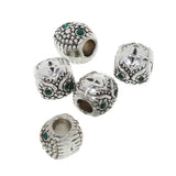 Maxbell 5Pcs Crystal Owl Dangle Spacer Bead Fit Charms European Bracelet Silver - Aladdin Shoppers