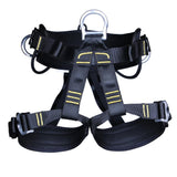 Maxbell Maxbell Professional Rock Climbing Harness Safety Seat Sitting Bust Belt Mountaineering Rappelling Rescue Fall Arrest Protection Equipment with Gear Loops