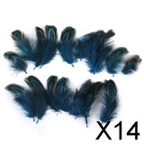 Maxbell 14xPheasant Feathers for Craft Mask Hat 3-6cm 50pcs