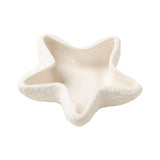 Maxbell Maxbell Small Jewelry Dish Home Decor Ceramic Craft for Bathroom Living Room Bedroom White