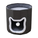 Maxbell Cat Beds for Indoor Cats Hanging Ball Hide and Seek for All Seasons Cat Cave