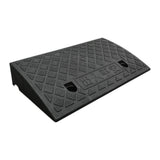 Maxbell Curb Ramp AntiSlip Easy to Use Roadside Slope Pad for Trailers Driveway Cars Black 50cmx27cmx9cm