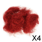 Maxbell 4xIce Dubbing Ice Dub 2g Thread Wing Trout Nymph Fly Tying Materials Red