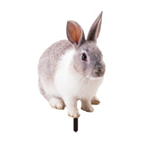 Maxbell Rabbit Animal Statue Stake Garden Rabbit Decoration for Porch Backyard Patio Style A