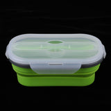 Maxbell Maxbell Collapsible Camping Bowl 850ml Outdoor Silicone Hiking Travel Bowl Green