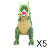 Maxbell 5xCute Backpack for Child Toddler Dinosaur Plush Doll Bags Gift Green