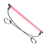 Maxbell Maxbell Portable Pilates Bar Gym Stick Exercise Resistance Band Fitness Rose Red
