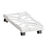 Maxbell CPU Stand Multiple Air Vents Adjustable Space Saving Telescopic Support Cart White