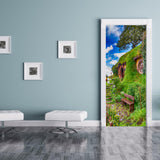 3D door sticker removable wall sticker wallpaper door mural 90 x 200cm Pattern L