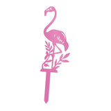 Maxbell Flamingo Pink Decor Garden Stake Outdoor Animal Decor Spring Silhouette Yard Middle