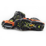 Maxbell Portable Ice Walking Cleat Boot Grippers Snow Shoe Spike Grip Chain 12-Teeth