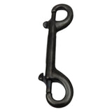 Maxbell Double Ended Bolt Snap Clip for Water Bucket Equine Linking Dog Leash Collar 115 mm Black