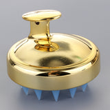 Maxbell Maxbell Silicone Scalp Shampoo Massage Brush Washing Massager Hair Comb Gold
