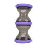 Maxbell Dog Food Dispenser Puzzle Toy Rolling Pet Toy for IQ Stimulation IQ Training Purple