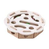 Maxbell Cat Puzzle Toy Felt Exercise Maze Game for Indoor Cats