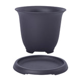 Training Pot with Humidity Tray Planter Yard Lawn Flower Pot Bonsai Tree Pot 12x6.7x10cm