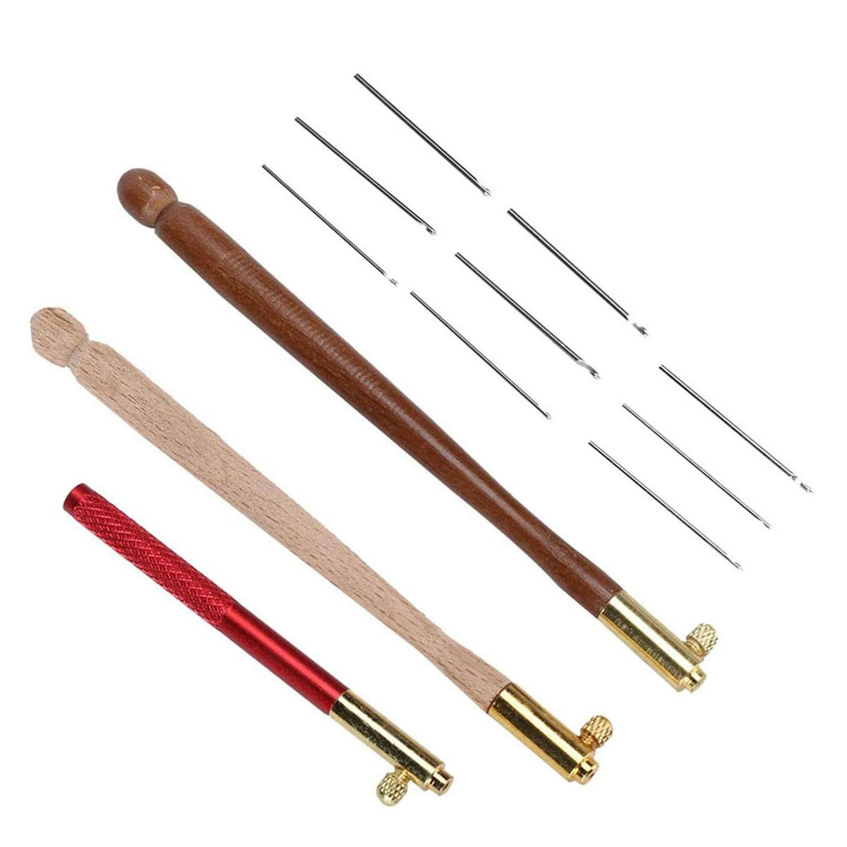 Maxbell Maxbell Embroidery Crochet Hooks Women Ergonomic Sequin Beading Knitting Beaded Pins