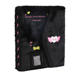 A5 Photocard Binder Plush A5 Binder Photo Album for Korean Idols Lovers Boys Black