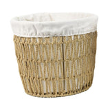 Maxbell Woven Breads Basket Portable Sundries Organizer for Outdoor Home Baker Shelf 26cmx22cmx21cm