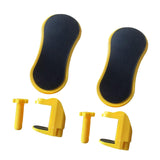 Maxbell 2 Pieces Arm Rest for Desk Gifts Ergonomics Desk Extender for Mouse Home Use Yellow