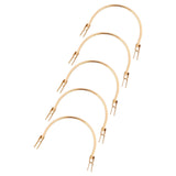 Maxbell 3x5Pcs Metal Purse Handles Handbags Tote Bag Decorative Handles Bag Handle