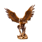 Maxbell Eagle Statues Eagle Figurine for Bookshelf Home Office Desktop Display Decor