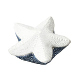 Maxbell Ceramic Jewelry Dish Small Rings Dish Holder for Vanity Living Room Entryway Starfish with lid