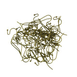 Maxbell 200x Brass French Wire Dot Ball Earring Hook Dangle DIY Making Bronze&Copper